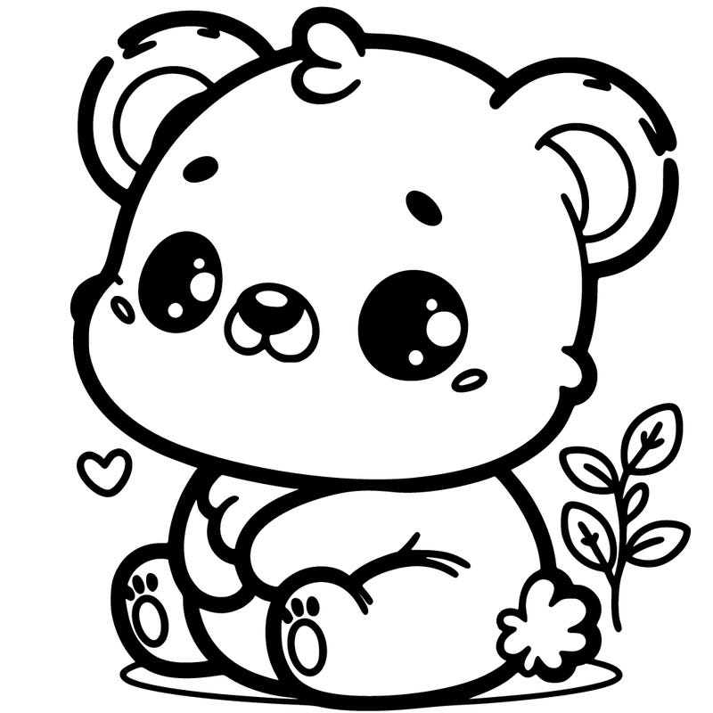 cute little baby bear