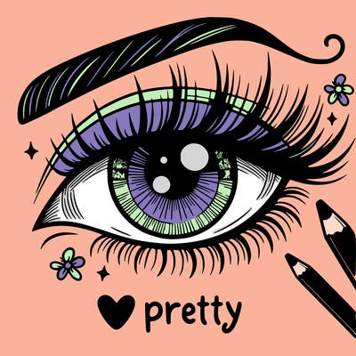 pretty eye
