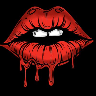 lips that look realistic and drip