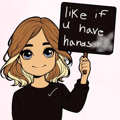 realistic girl holding up a sign