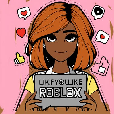 realistic girl saying like if you like roblox