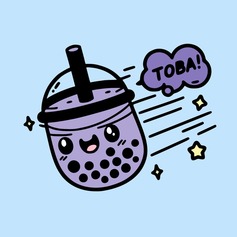 boba tea went flying