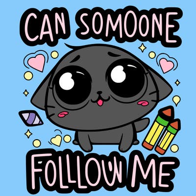 can someone please follow me?