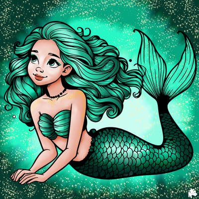 a realistic mermaid