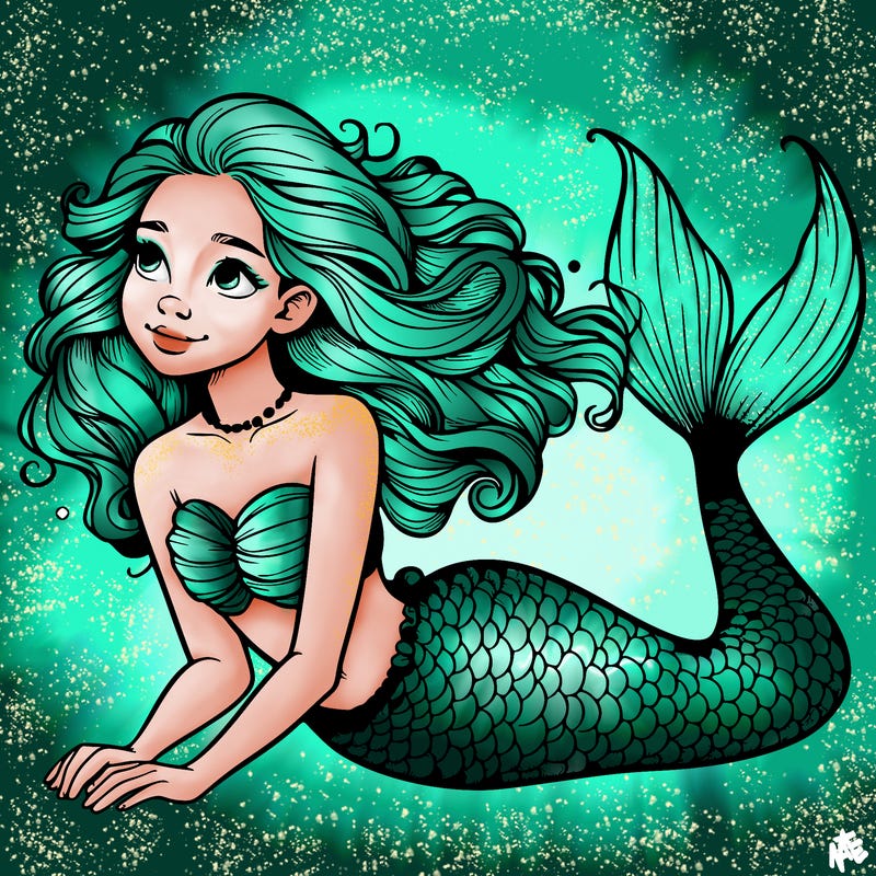 a realistic mermaid