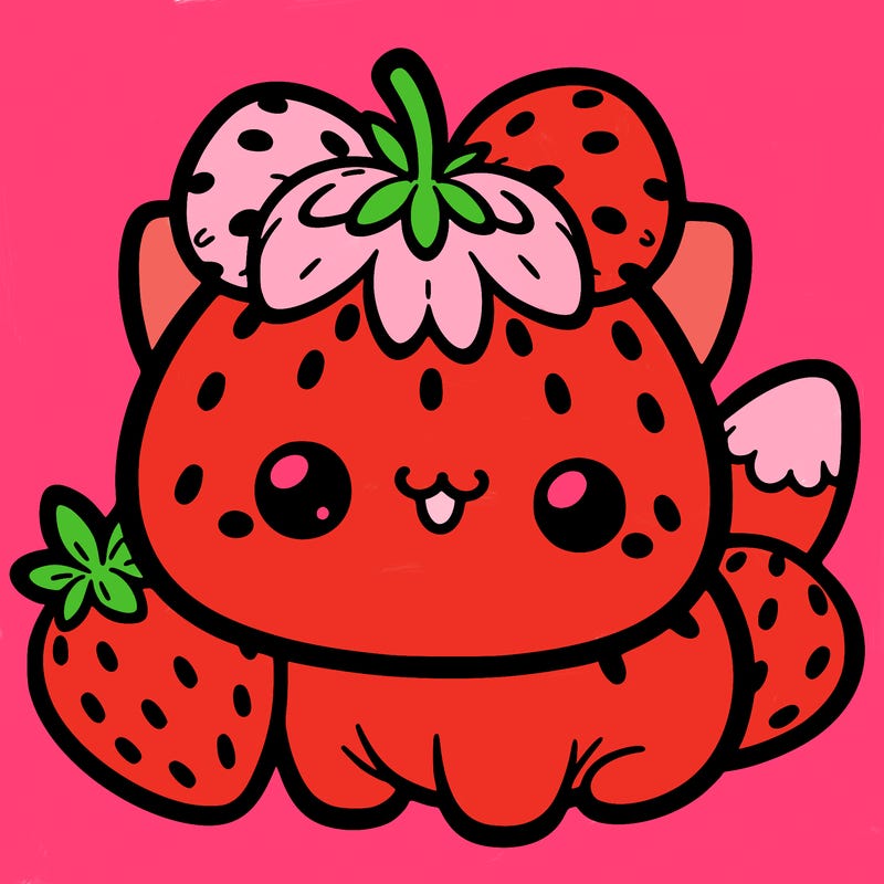 strawberry cat