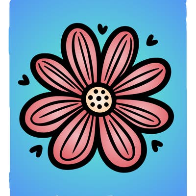 flower with slits in the petals