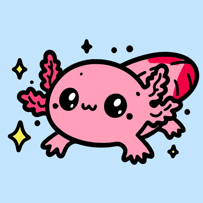cute axolotl