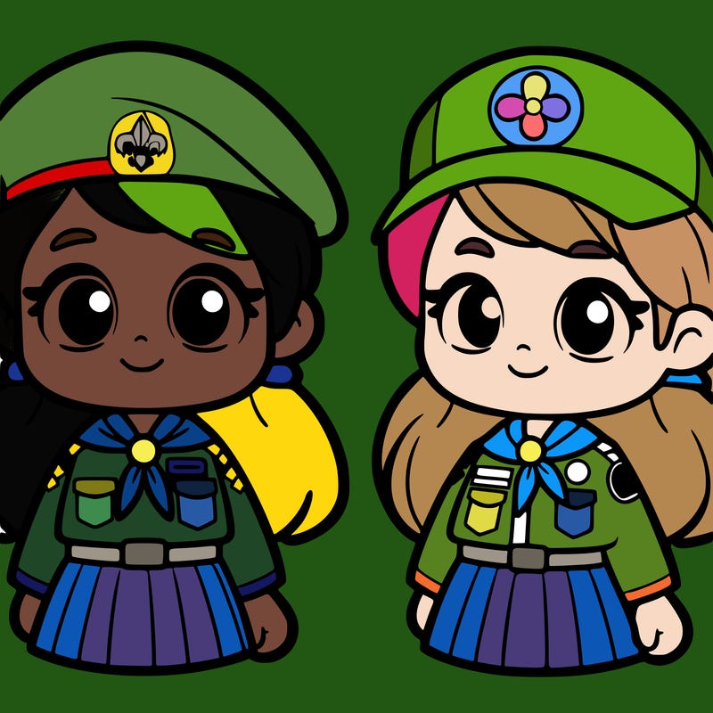 a picture for girl scouts