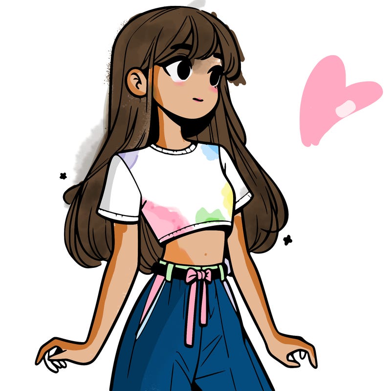 girl in a cute crop top