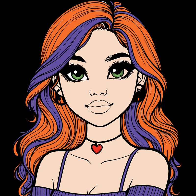 realistic pretty girl