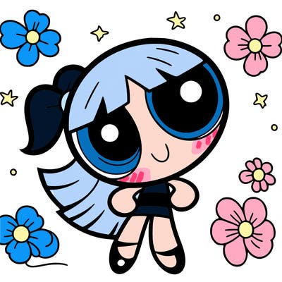 a powerpuff girl