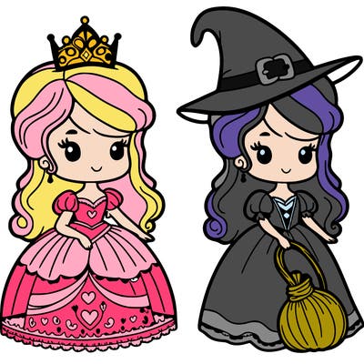 princess as a witch