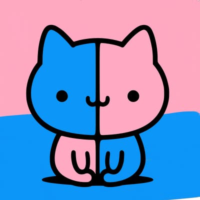 splite cat