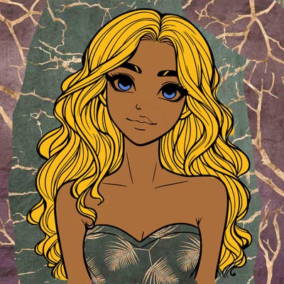 realistic and pretty girl