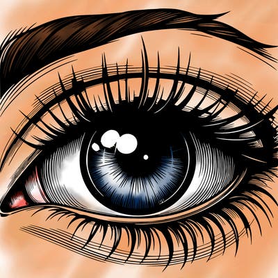 realistic eye