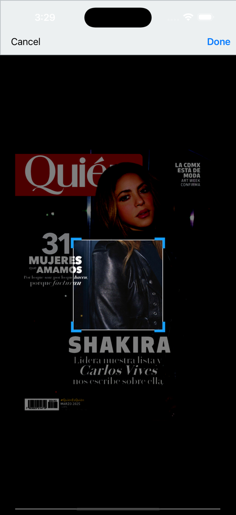 Quién - Digital magazine cover of Quien featuring Shakira