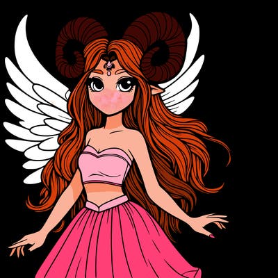 realistic capricorn fairy