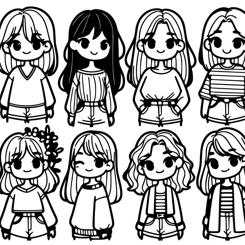5 girls