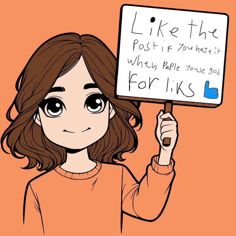 realistic girl holding up a sign