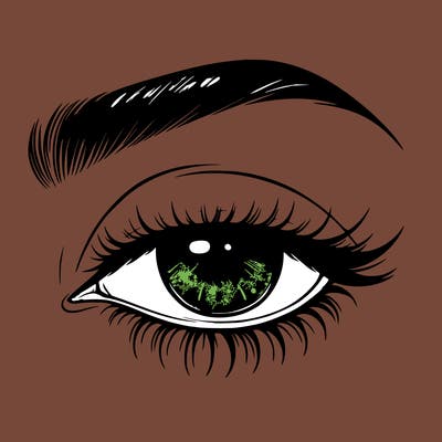 eye closed realistic