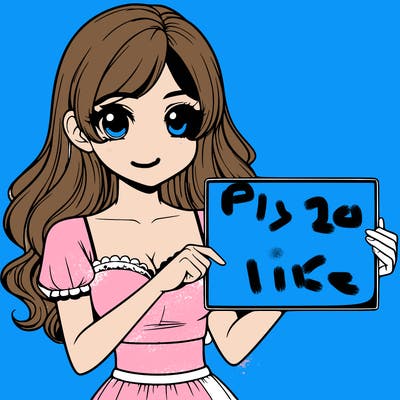 realistic pretty girl holding blank sign