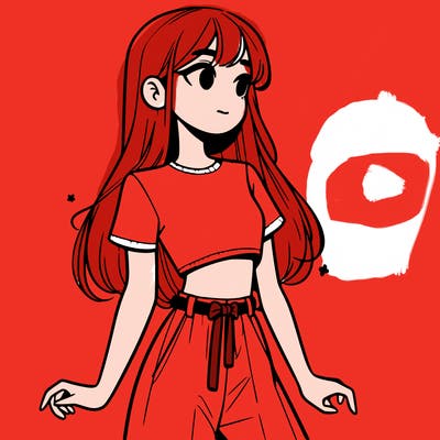 girl in a cute crop top