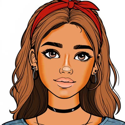 realistic teenage girl