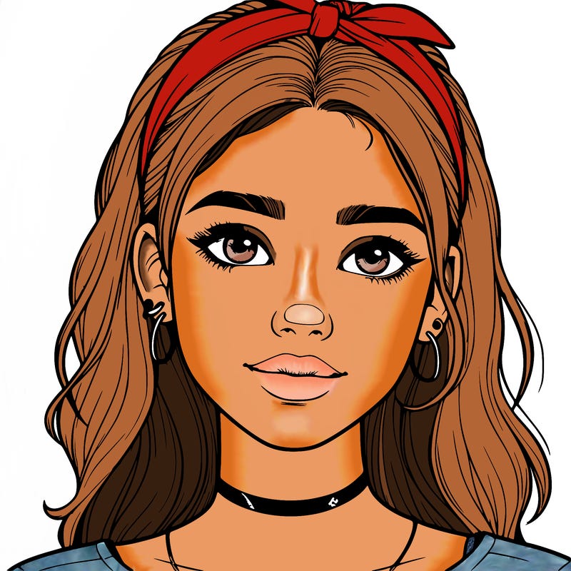 realistic teenage girl