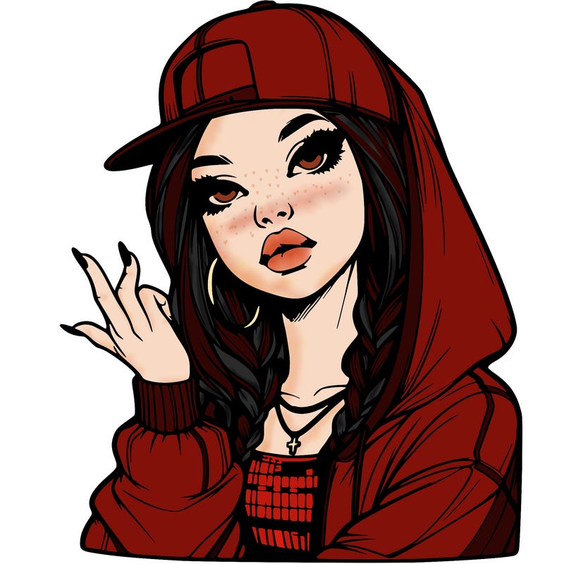 realistic hip hop girl