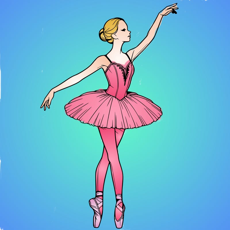realistic ballerina