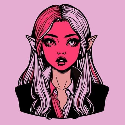 realistic vampire girl