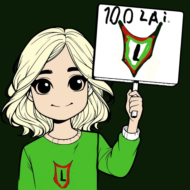 realistic girl holding up a sign