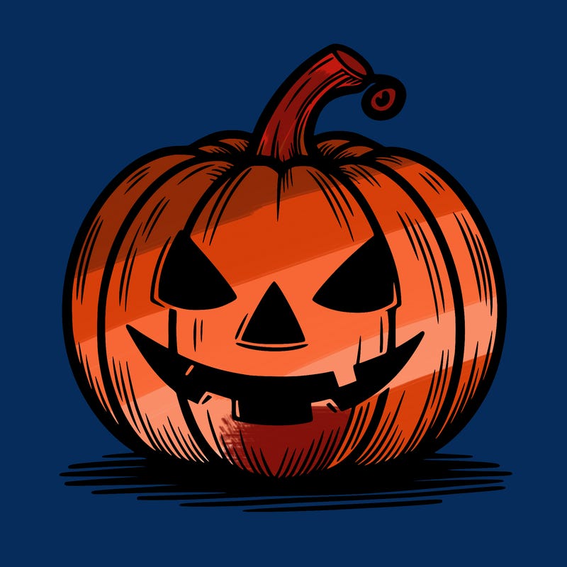a halloween pumpkin
