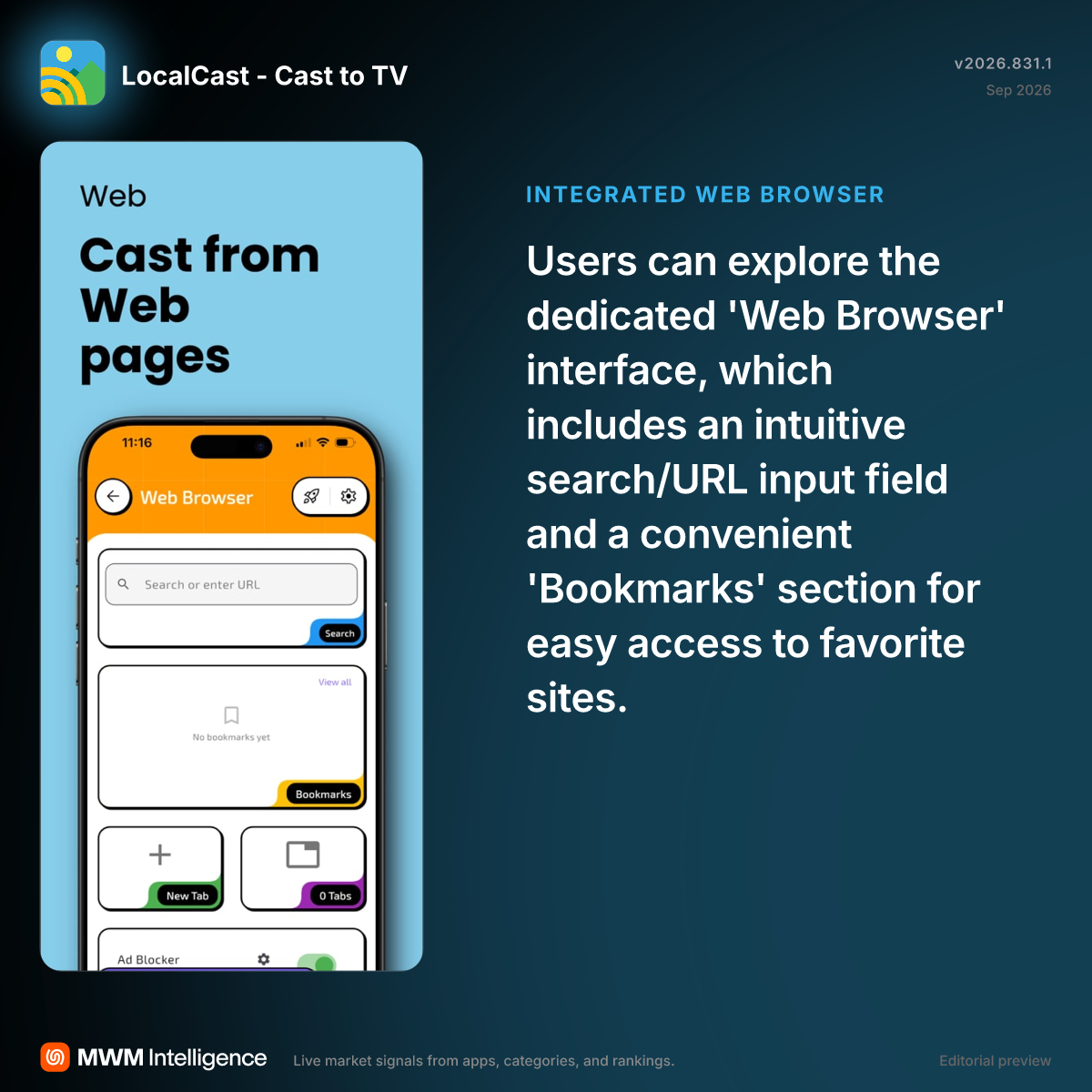 LocalCast - Cast to TV - Entertainment App | MWM