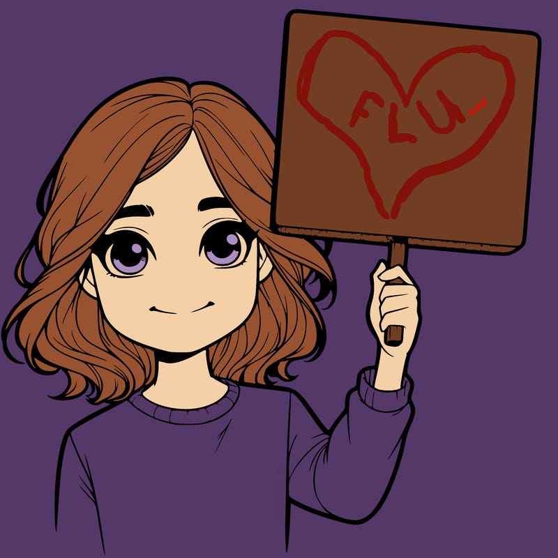 realistic girl holding up a sign