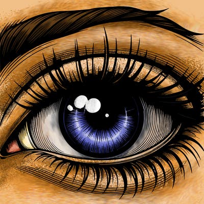 realistic eye