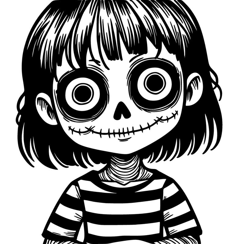 creepy girl