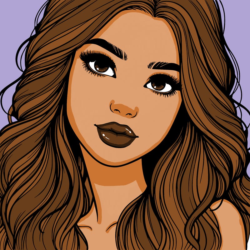 beautiful realistic girl