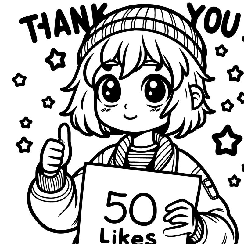thank you for 50 likes