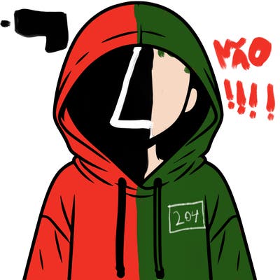 faceless girl in hoodie