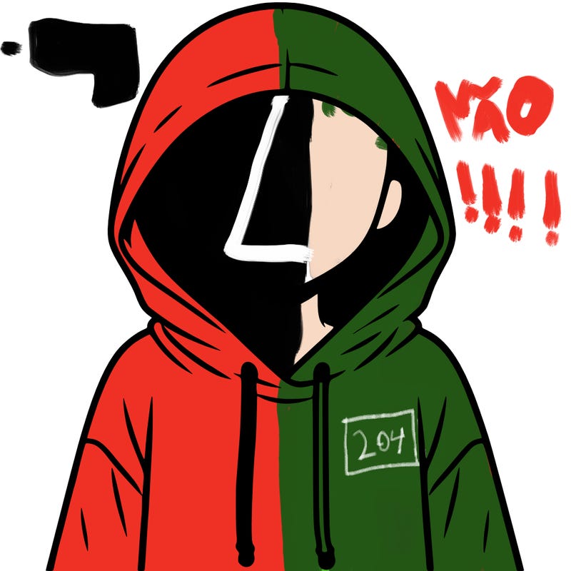 faceless girl in hoodie