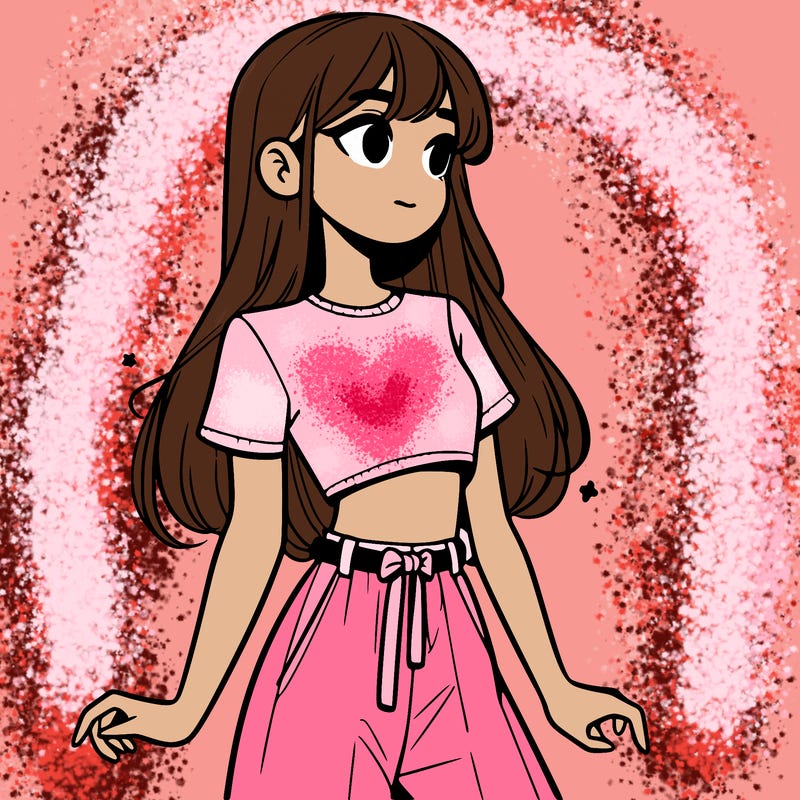 girl in a cute crop top