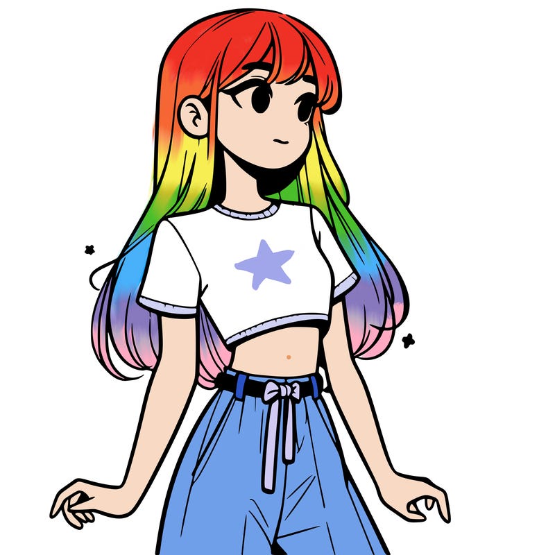 girl in a cute crop top