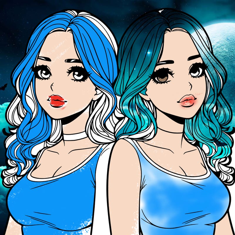 realistic twin sisters