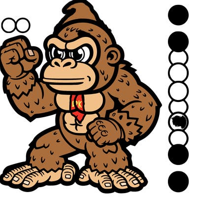 donkey kong mario character