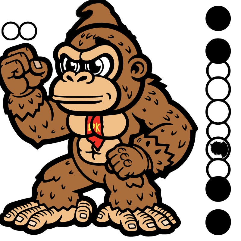 donkey kong mario character