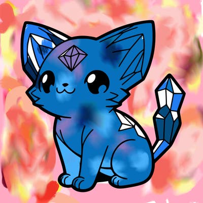 crystal kitten