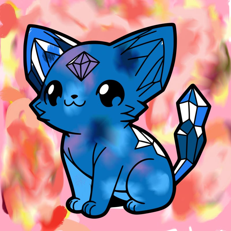 crystal kitten