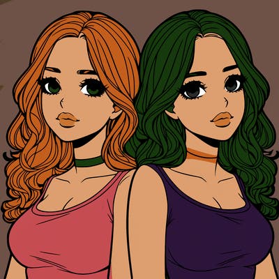 realistic twin sisters